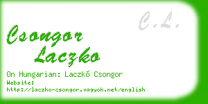 csongor laczko business card